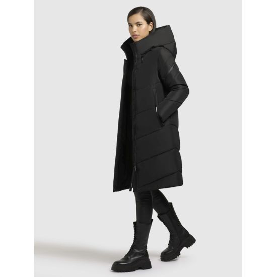 Γυναικείο Jange Μπουφάν Μαύρο Khujo KJ250CO253-BLACK