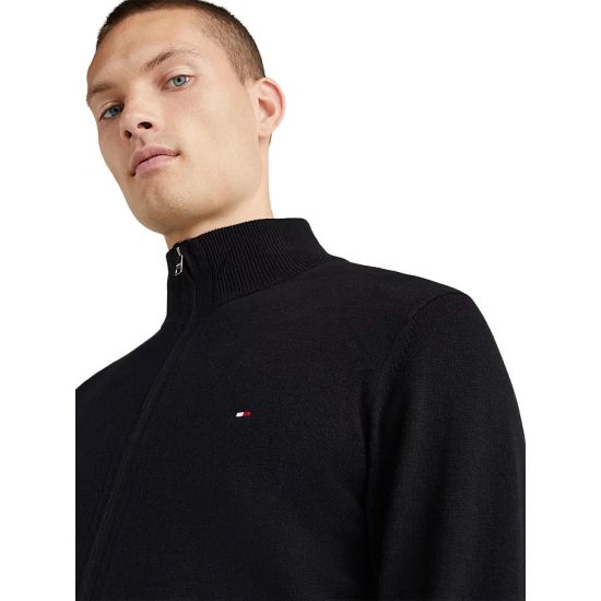 Ανδρική Ζακέτα Μαύρη Tommy Hilfiger MW0MW28050-BDS