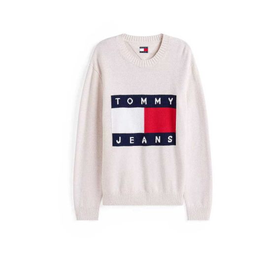 Ανδρικό Πουλόβερ Off White Tommy Jeans DM0DM22105-AFN