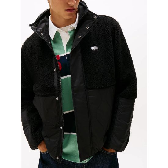 Ανδρικό Teddy Μπουφάν Μαύρο Tommy Jeans DM0DM22066-BDS