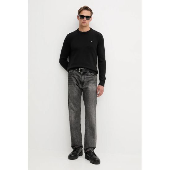 Ανδρικό Πουλόβερ Μαύρο Tommy Jeans DM0DM21787-BDS