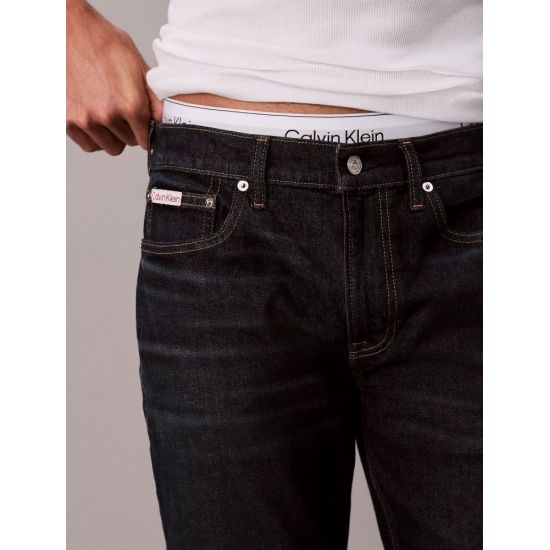 Ανδρικό Slim Taper Τζιν Navy Μπλε Calvin Klein LV04RD700G-ZY0