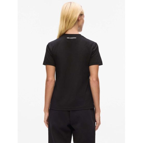 Γυναικείο Ikon Seasonal Rs T-shirt Μαύρο Karl Lagerfeld A4W17098-999 BLACK
