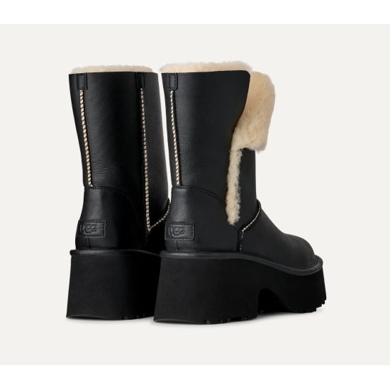 Γυναικείες Δερμάτινες New Heights Classic Esmee Μπότες Μαύρες UGG 1172590-BLK