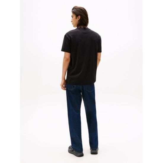 Ανδρικό T-shirt Μαύρο Tommy Jeans DM0DM20744-0GK