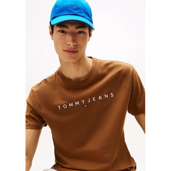 Ανδρικό T-shirt Καφέ Tommy Jeans DM0DM20744-0HD
