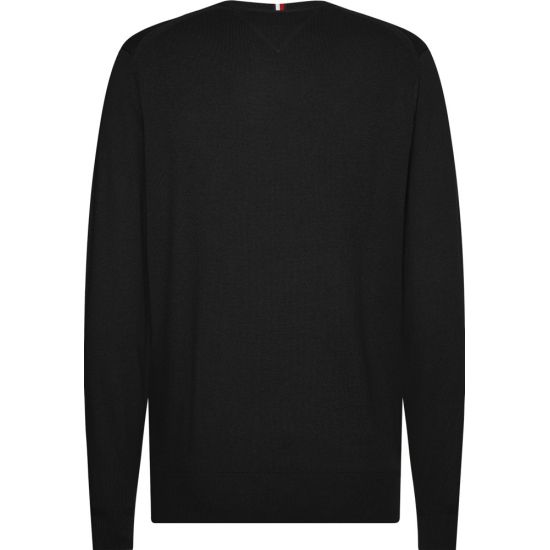 Ανδρικό Πουλόβερ Μαύρο Tommy Hilfiger MW0MW28046-BDS