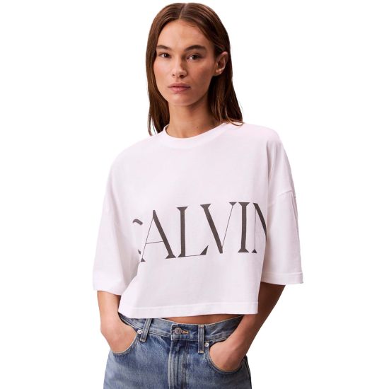 Γυναικείο T-shirt Λευκό Calvin Klein LV047D206G-YAA