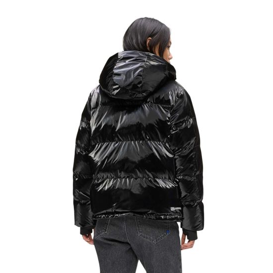 Γυναικείο Puffer Μπουφάν Μαύρο Karl Lagerfeld Jeans A4W15020-999 BLACK