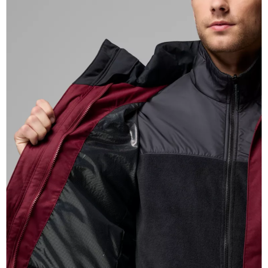 Ανδρικό Bugaboo III Fleece Μπουφάν Μπορντό Columbia 2096904-624