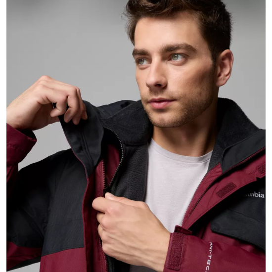 Ανδρικό Bugaboo III Fleece Μπουφάν Μπορντό Columbia 2096904-624