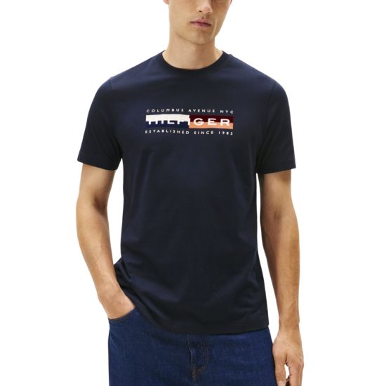 Ανδρικό T-shirt Navy Μπλε Tommy Hilfiger MW0MW40014-DW5