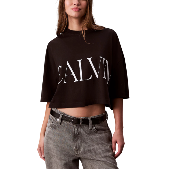 Γυναικείο T-shirt Μαύρο Calvin Klein LV047D206G-UB1