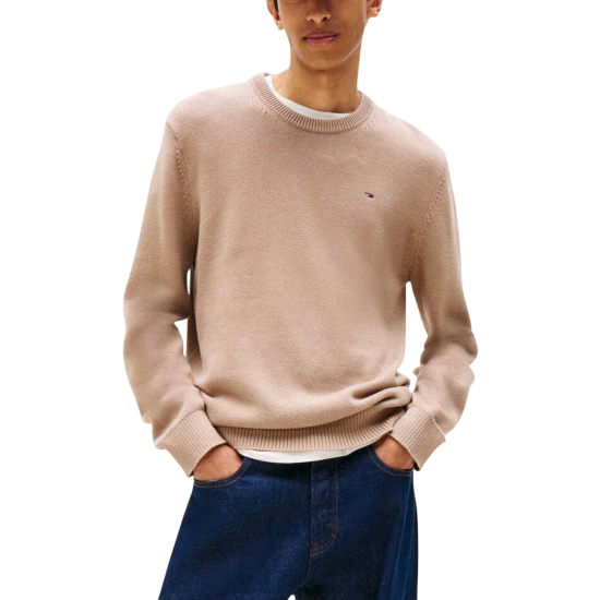 Ανδρικό Πουλόβερ Καφέ Tommy Jeans DM0DM21787-AFE