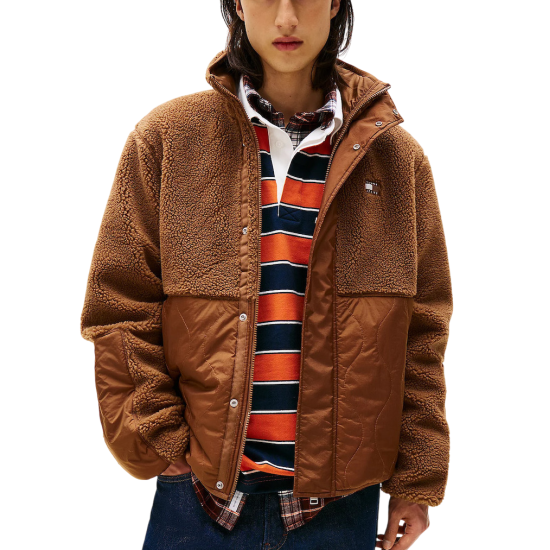 Ανδρικό Teddy Μπουφάν Καφέ Tommy Jeans DM0DM22066-GVP