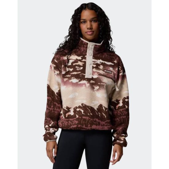 Γυναικείο Helvetia II Printed Cropped Half Snap Fleece Columbia 2098501-256