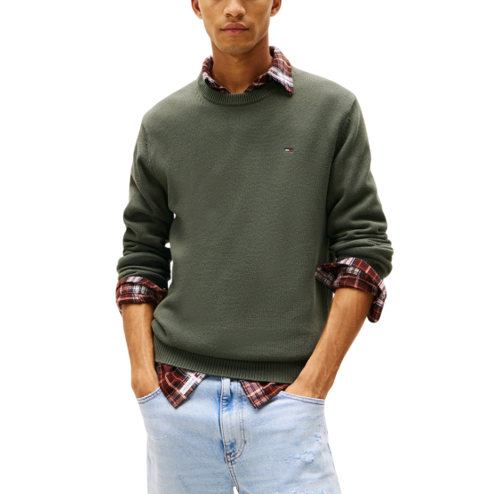 Ανδρικό Πουλόβερ Χακί Tommy Jeans DM0DM21787-MRH
