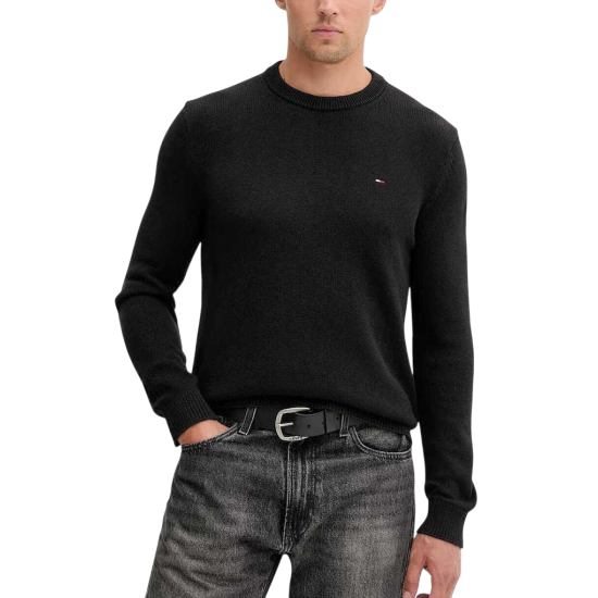 Ανδρικό Πουλόβερ Μαύρο Tommy Jeans DM0DM21787-BDS