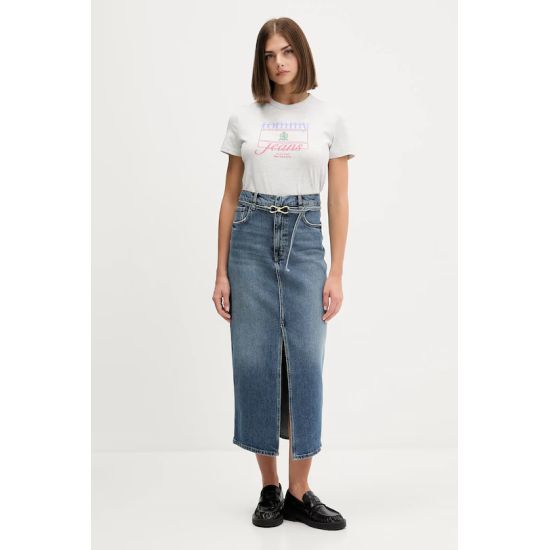 Γυναικείο T-shirt Γκρι Tommy Jeans DW0DW21533-P09
