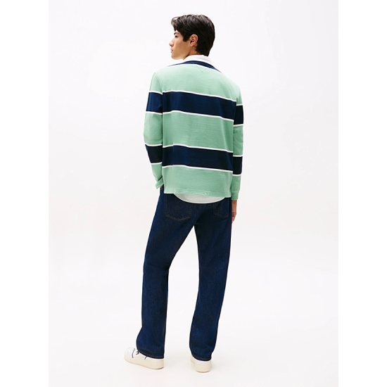 Ανδρικό Μακρυμάνικο Rugby Ριγέ Polo Tommy Jeans DM0DM22074-MAS