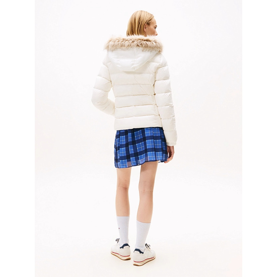 Γυναικείο Μπουφάν Λευκό Tommy Jeans DW0DW18312-YBL