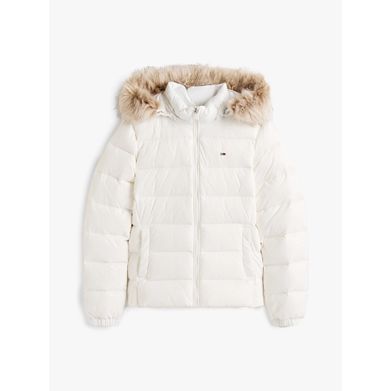Γυναικείο Μπουφάν Λευκό Tommy Jeans DW0DW18312-YBL