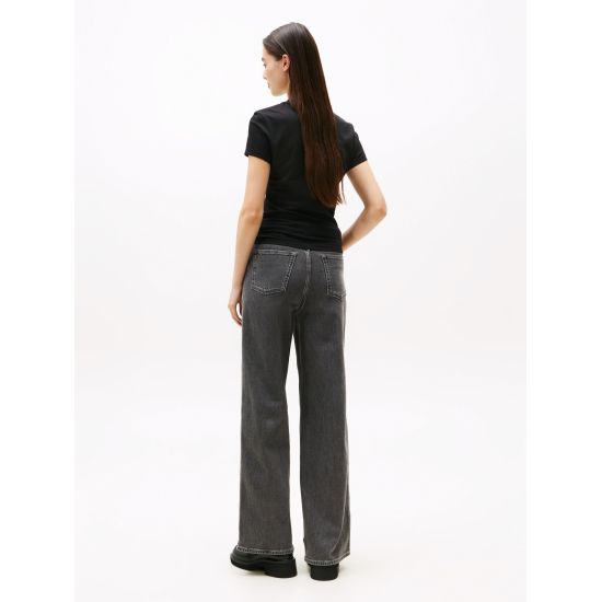 Γυναικείο T-shirt Μαύρο Tommy Jeans DW0DW21542-BDS