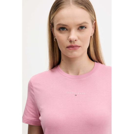 Γυναικείο T-shirt Ροζ Tommy Jeans DW0DW21964-TEE