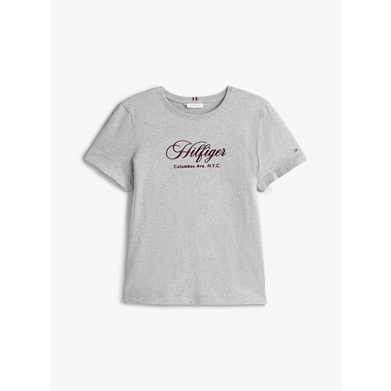 Γυναικείο T-shirt Γκρι Tommy Hilfiger WW0WW46120-P61