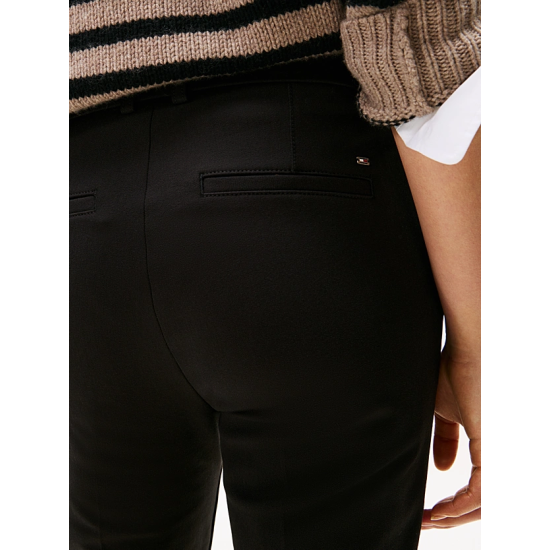 Γυναικείο Slim Παντελόνι Μαύρο Tommy Hilfiger WW0WW48350-BDS