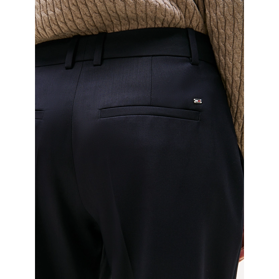 Γυναικείο Παντελόνι Μαύρο Tommy Hilfiger WW0WW48353-BDS