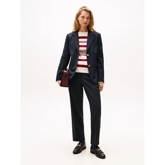 Γυναικείο Παντελόνι Navy Μπλε Tommy Hilfiger WW0WW48353-C1G