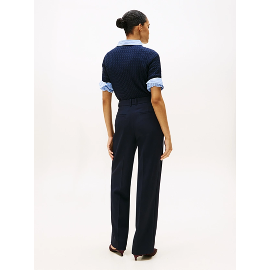 Γυναικείο Slim Παντελόνι Navy Μπλε Tommy Hilfiger WW0WW48355-C1G