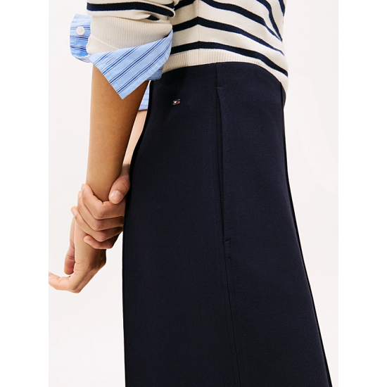 Γυναικείο Παντελόνι Navy Μπλε Tommy Hilfiger WW0WW48406-C1G
