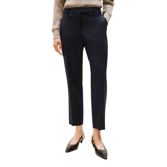 Γυναικείο Παντελόνι Μαύρο Tommy Hilfiger WW0WW48353-BDS