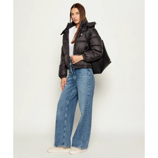 Γυναικείο Puffer Μπουφάν Μαύρο Calvin Klein LV047D501G-UB1