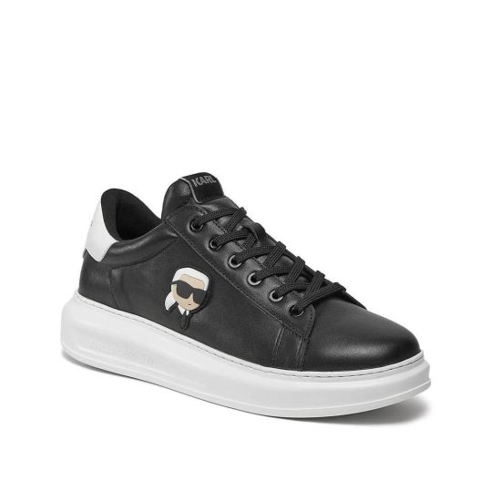 Ανδρικά Δερμάτινα NFT Sneakers Μαύρα Karl Lagerfeld KL52530N-000
