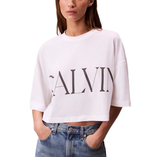 Γυναικείο T-shirt Λευκό Calvin Klein LV047D206G-YAA