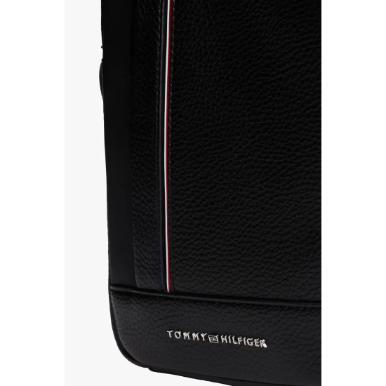 Ανδρική TH Central Τσάντα Χιαστί Μαύρη Tommy Hilfiger AM0AM13632-BDS