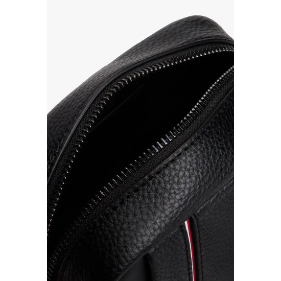 Ανδρική TH Central Τσάντα Χιαστί Μαύρη Tommy Hilfiger AM0AM13632-BDS