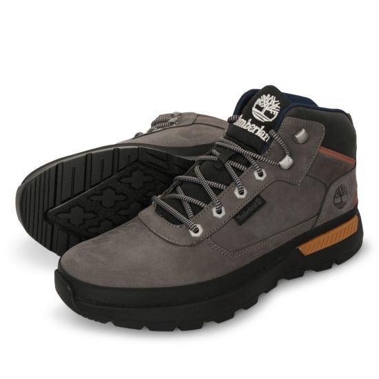 Ανδρικά Δερμάτινα Field Trekker Mid Lace Μποτάκια Γκρι Timberland TB0A61ER-033