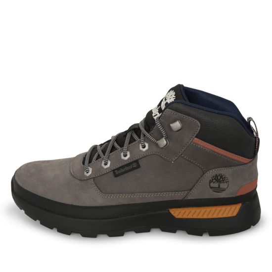 Ανδρικά Δερμάτινα Field Trekker Mid Lace Μποτάκια Γκρι Timberland TB0A61ER-033