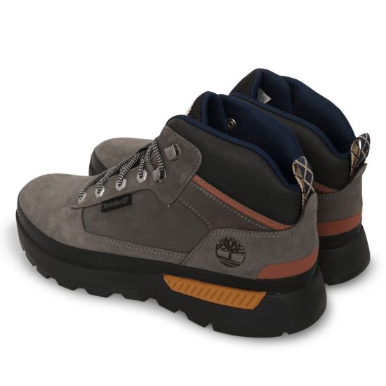 Ανδρικά Δερμάτινα Field Trekker Mid Lace Μποτάκια Γκρι Timberland TB0A61ER-033