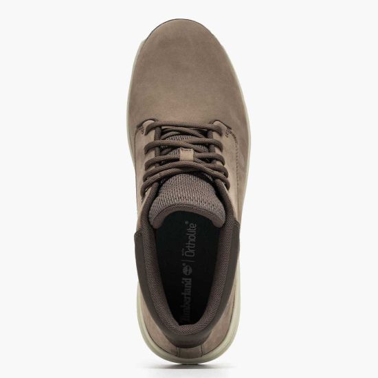 Ανδρικά Δερμάτινα Seneca Bay Mid Lace Sneakers Γκρι Timberland TB0A69M1-EL8