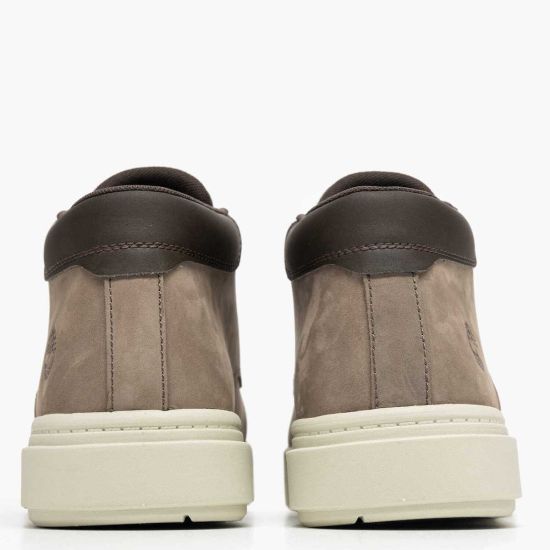 Ανδρικά Δερμάτινα Seneca Bay Mid Lace Sneakers Γκρι Timberland TB0A69M1-EL8