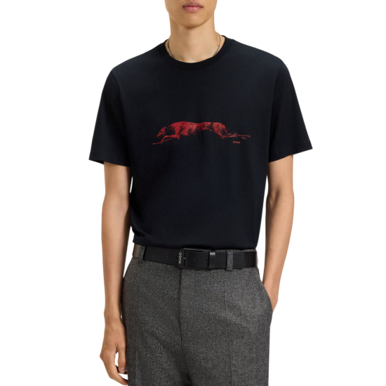 Ανδρικό Didug T-Shirt Μαύρο Hugo 50548557-001