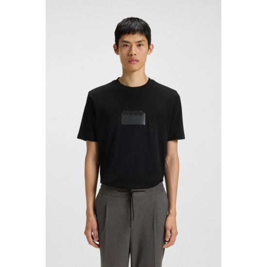 Ανδρικό Delastio T-Shirt Μαύρο Hugo 50546867-001
