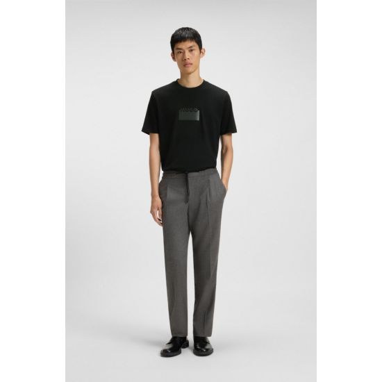 Ανδρικό Delastio T-Shirt Μαύρο Hugo 50546867-001