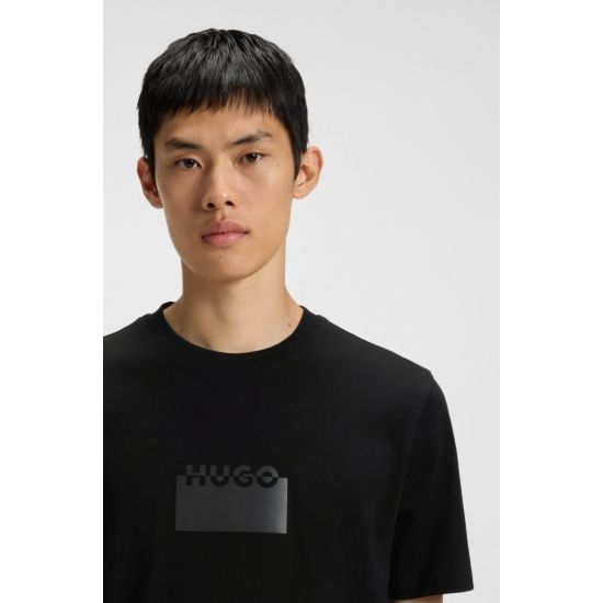 Ανδρικό Delastio T-Shirt Μαύρο Hugo 50546867-001