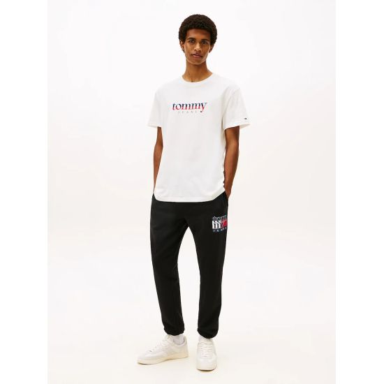 Ανδρικό T-shirt Λευκό Tommy Jeans DM0DM21978-YBL